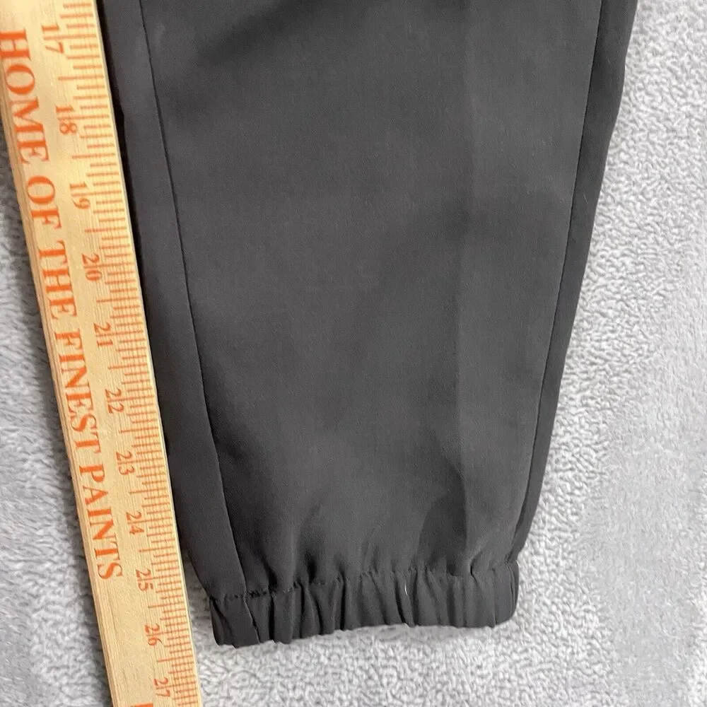 J.Crew Tapered Jogger Pants Women's 2 Gray Drawstring Pockets Stretch Lounge‎